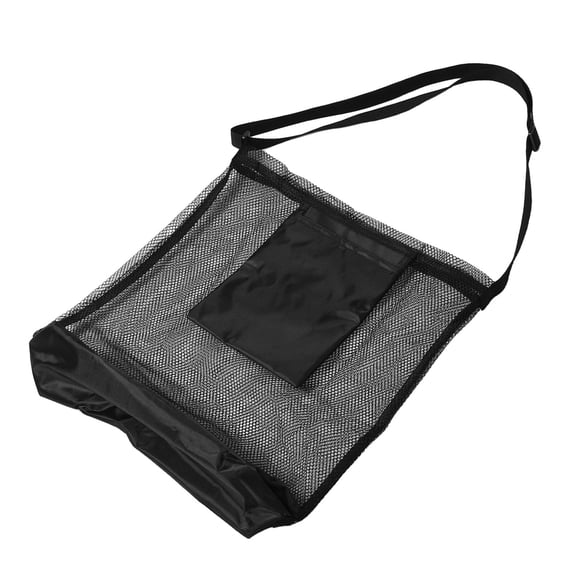 MOKKHNB 2Pcs Lightweight Mushroom Pick Bag Black with Shoulder Strap Outdoor Use