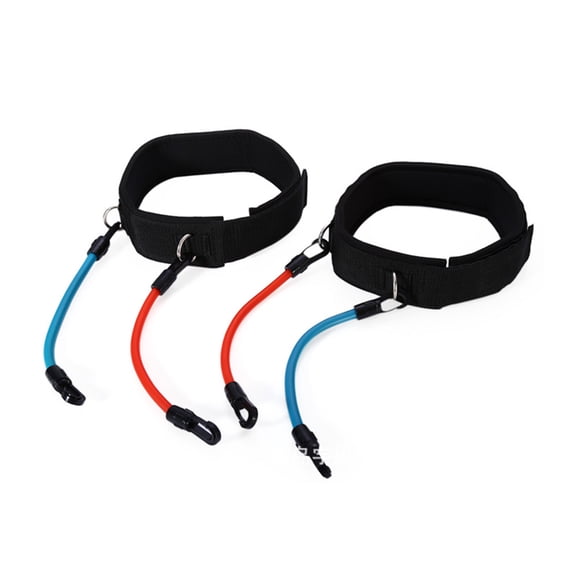 MOKKHNB 2Pcs Black Neoprene Thigh Strap with D Ring Adjustable Padded Fitness Exercise Accessory
