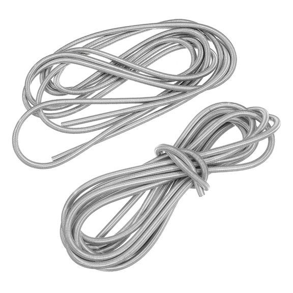 MOKKHNB 2Pcs Car Brake Line Protection Tube Plated Silver Stainless Steel Brake Line Guard with Smooth Surface