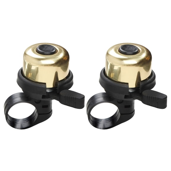 MOKKHNB 2Pcs Copper Bike Bell Easy Installation Loud Bell for Standard Bikes and Scooters