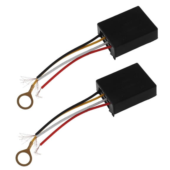 MOKKHNB Plastic Dimmer Module Black 3A Replacement for Desk Lamp 2 Pack