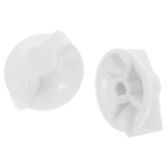 MOKKHNB 2Pcs Easy Install White Timer Knobs Compatible with Cooker and Bathroom Vent Fan Switch
