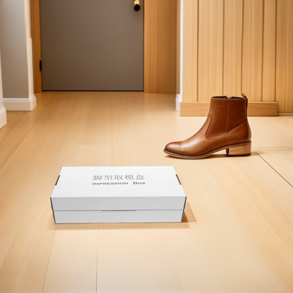 MOKKHNB 2Pcs Foot Molding Box for Professional Shoemakers Featuring Precision Foot Shape Casting