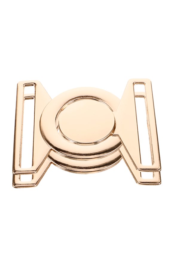 2Pcs Golden Toggle Buckle Metal Clasp for Sweater Poncho Coat Replacement Buttons