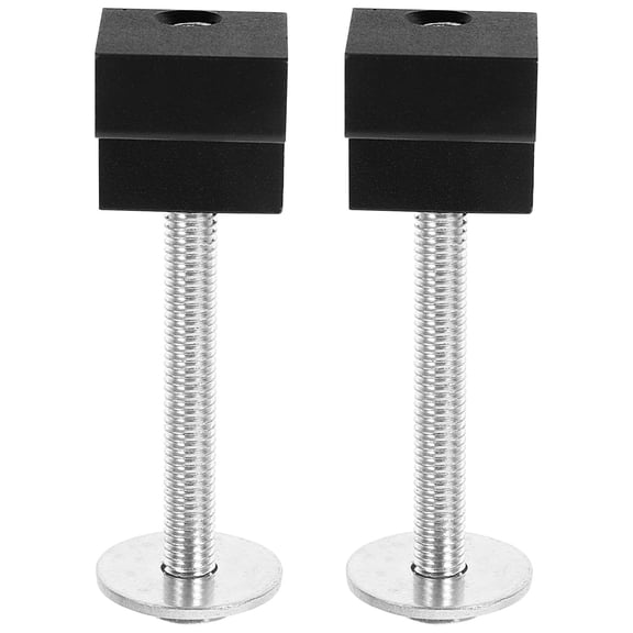 MOKKHNB 2Pcs J Hooks For Truck Tool Box Aluminum Alloy Tool Box Clamps Black