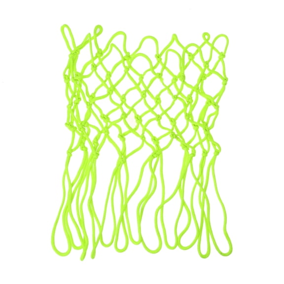 MOKKHNB 2Pcs Luminous Basketball Net Green Nylon Glow in The Dark Night Use Heavy Duty