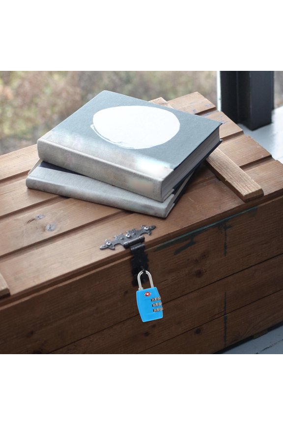 2Pcs Metal Password Lock for Locker and Luggage with 3 Digit Code Tsa Approved