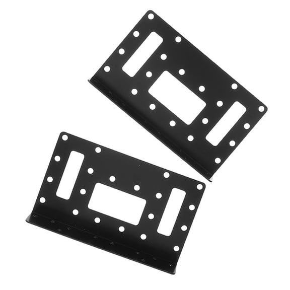 MOKKHNB SSD Hdd Drive Mounting Bracket 2Pcs Black Metal for Desktop Pc Storage Expansion