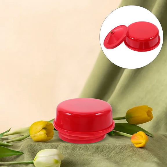 MOKKHNB 2-Pack Red Musical Box Base for Crafting with Rotatable Vintage Sound Mechanism