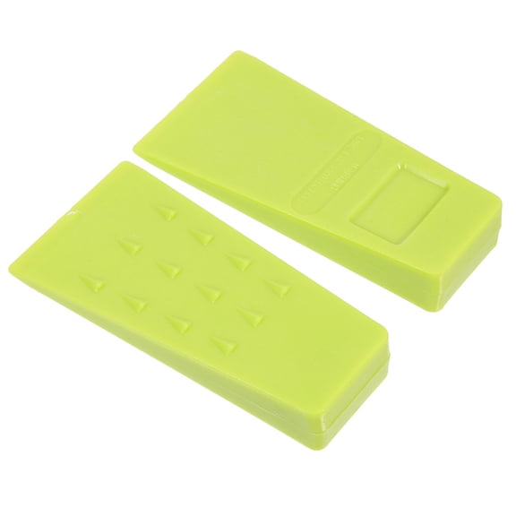 MOKKHNB 2Pcs Plastic Logging Wedge for Tree Felling Durable Green Reusable Woodcutting Tool