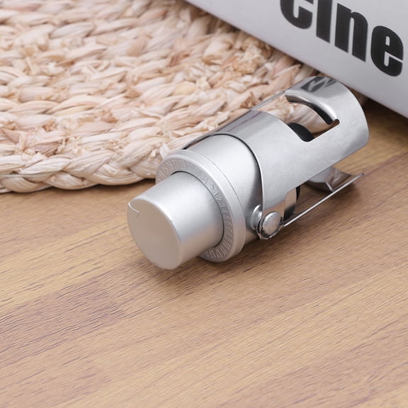 MOKKHNB 2Pcs Plated Silver Wine Stopper with Vacuum Pump and Time Scale for Sparkling Wine