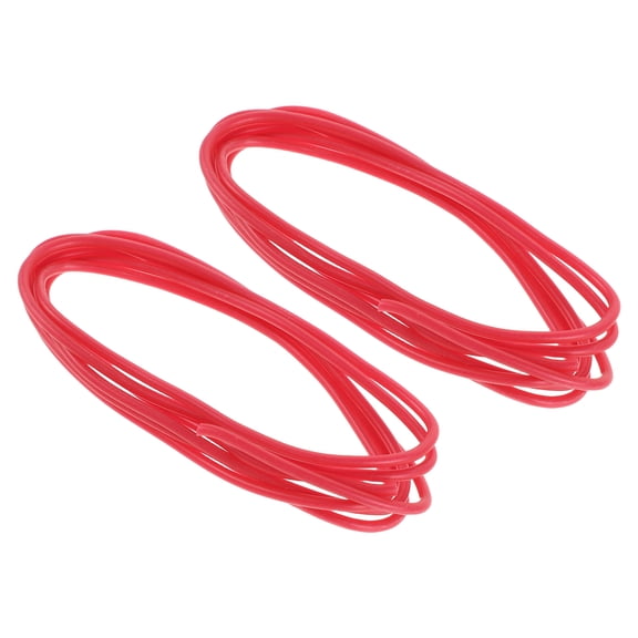 MOKKHNB 2Pcs Red Silicone Shielded Guitar Wire High Sensitivity Copper Pickup Cable for Electric Guitar Wiring