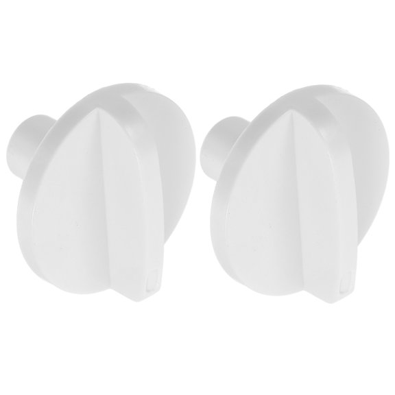 MOKKHNB 2Pcs Replacement Temperature Dial for Refrigerator and Freezer White Easy Rotation