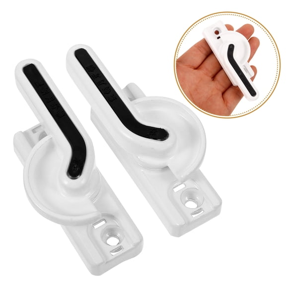 MOKKHNB 2Pcs Screen Door Latch Replacement Kit for Single Double Hung and Sliding Windows Easy Install