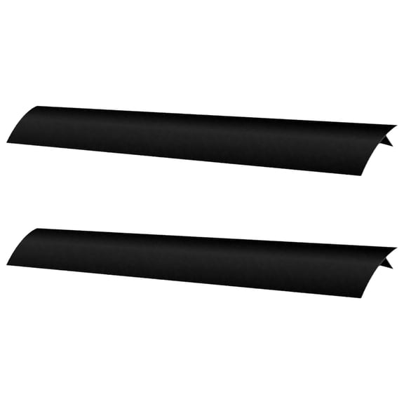MOKKHNB 2Pcs Silicone Stove Guard Black Kitchen Protector Cover for Oven Gaps Stops Spills and Crumbs