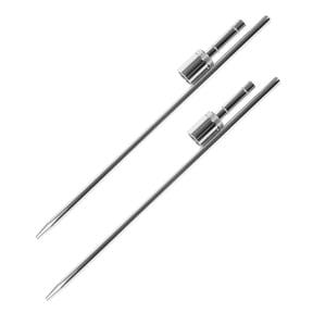 MOKKHNB Stainless Steel Flagpole Stakes, , 2-Pack Flag Stakes for Outdoor Garden and Yard
