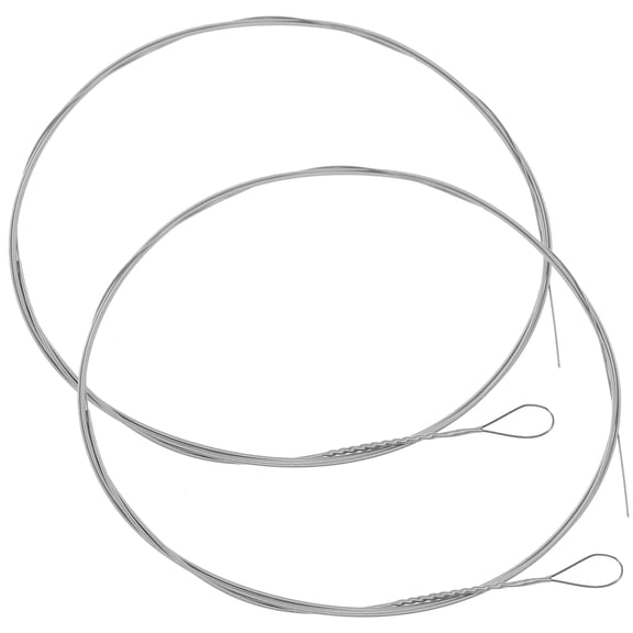 MOKKHNB 2Pcs Steel Strings for Dulcimer Silver Replacement with Clear Tone and Sound Clarity
