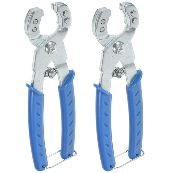 MOKKHNB 2-Pack Heavy Duty Wire Cage Buckle Snap Pliers, Durable Compact Tool for Cage Building and Repair