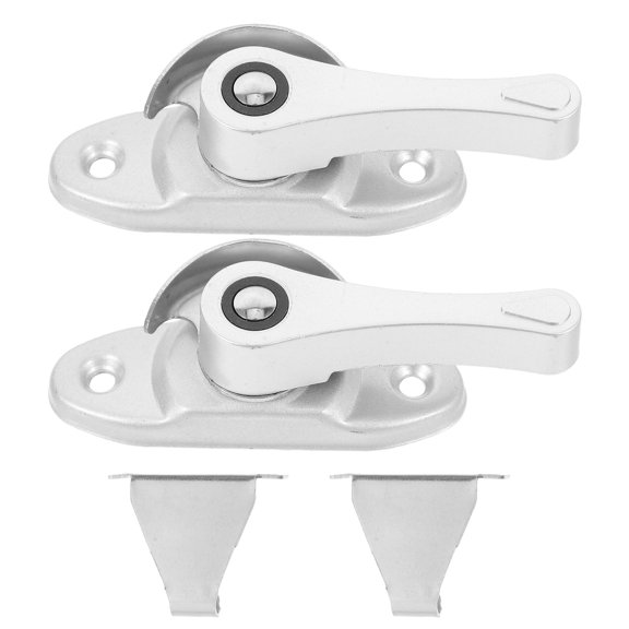 MOKKHNB 2-Pack Stainless Steel Locks for Enhanced Door and Window Security and Easy Installation