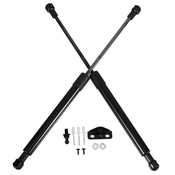 MOKKHNB 2-Pack Universal Hydraulic Support Struts for Barn Doors, Car Trunks, and Engine Hoods Replacement