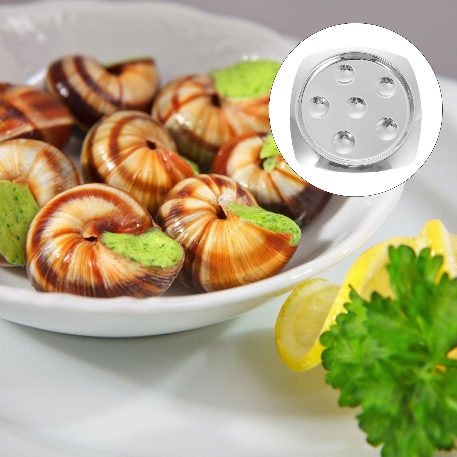 MOKKHNB 30Pack Escargot Trays with Compartments Holes for Shell Foods ...