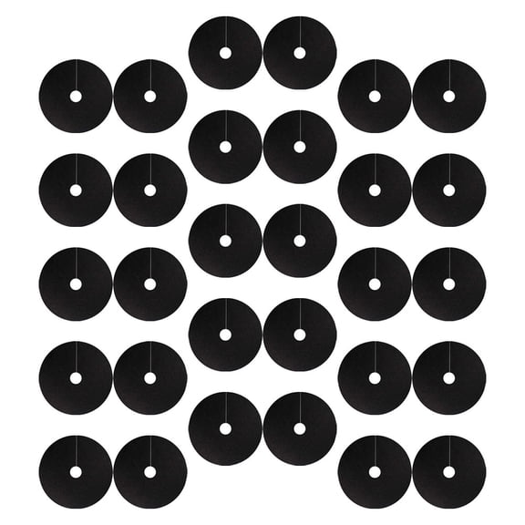MOKKHNB 30Pcs Black Nonwoven Root Barrier Fabric for Garden Plant Protection and Weed Prevention