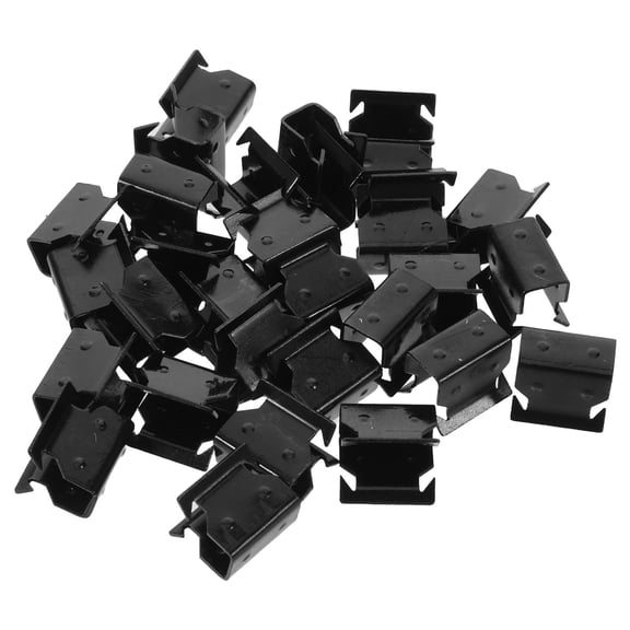 MOKKHNB 30Pcs Black Wiper Blade Holder Clip with Corrosion Resistant Steel Material for Reliable Fit