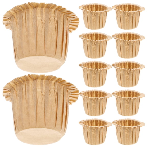 MOKKHNB 30pcs Cupcake Liners Tulip Oil Paper Baking Round for Weddings