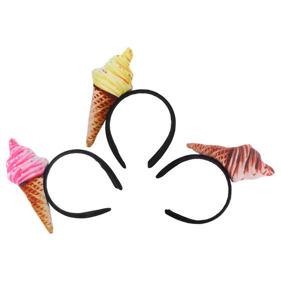MOKKHNB 3Pcs Assorted Color Headbands for Daily Decoration Makeup and Party Use