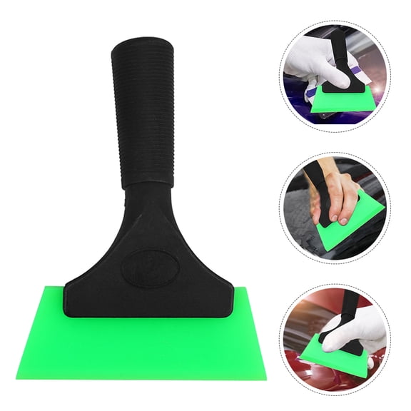 MOKKHNB 3Pcs Auto Film Scraper Light Green Car Vinyl Squeegee Tool for Easy Window Tint Removal