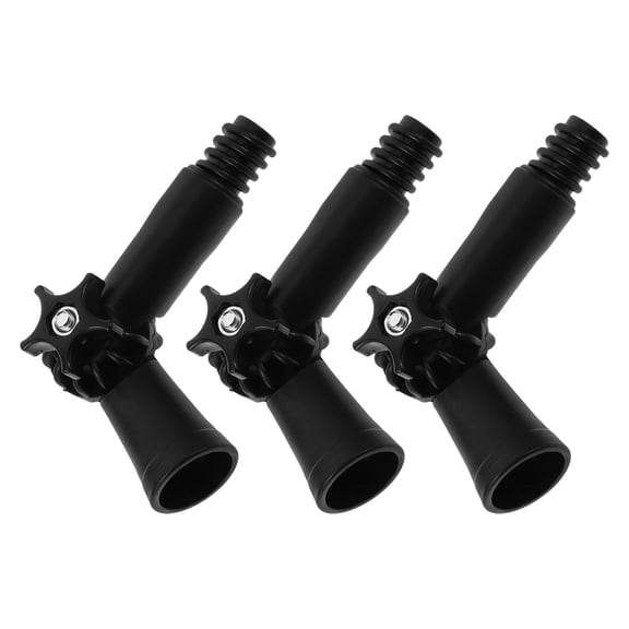 MOKKHNB 3Pcs Durable Extension Pole Angle Adapter with Rotatable Swivel for Home Cleaning Tools