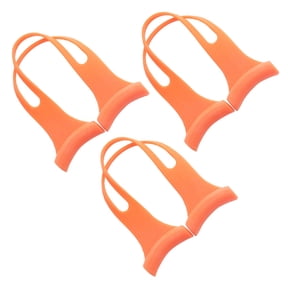MOKKHNB 3Pcs Mask Band Buckle Orange Lightweight Practical Mask Ear Rope Hook for Convenient Carry