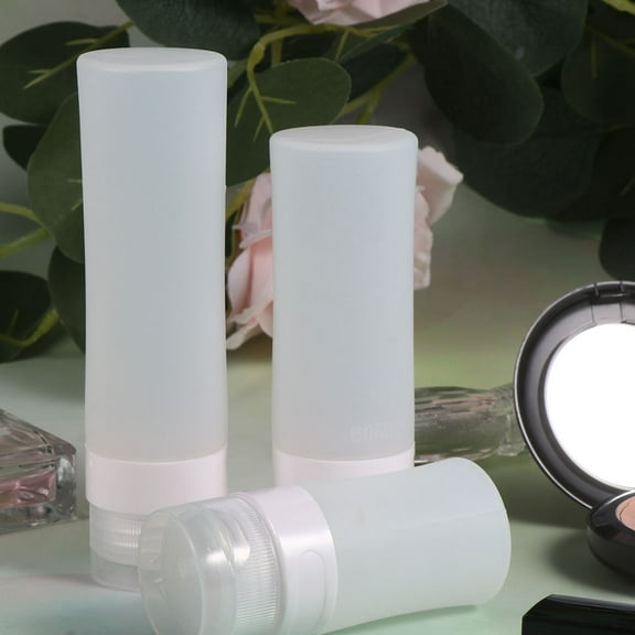 MOKKHNB Refill Empty Tubes Containers Storage Holder White 3Pcs