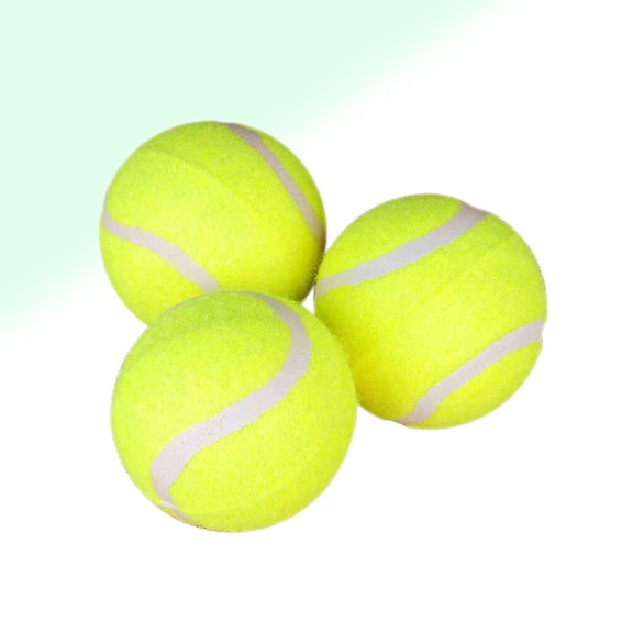 MOKKHNB 3Pcs Regular Tennis Balls with Pressure Retention for Training Practice