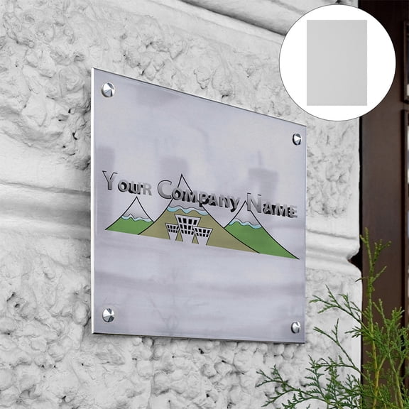 MOKKHNB 3Pcs Sublimation Aluminum Plate Metal Blanks Silver Smooth Finish for Stylish Sublimation Wall Signs