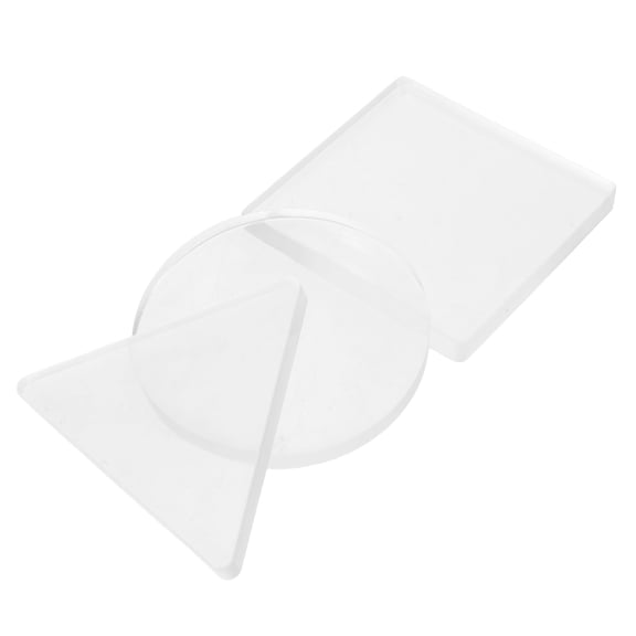 MOKKHNB 3Pcs Reusable Gel Pad Transparent Printmaking Plate for DIY Art Crafts with Nonstick Surface