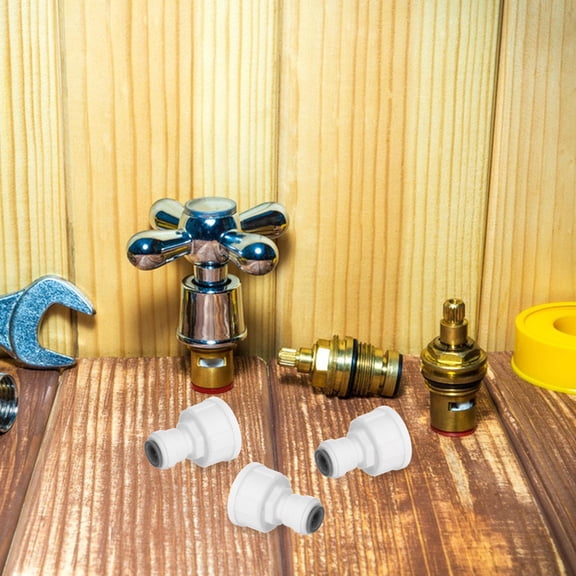 MOKKHNB 3pcs Straight Connector Pipe Fitting Plastic For Filters