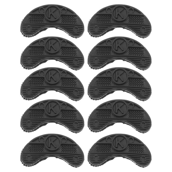 MOKKHNB 40 Pairs Black Rubber Shoe Sole Treads Non- Heel Repair Pads for Sneakers, Boots, Casual and Athletic Shoes