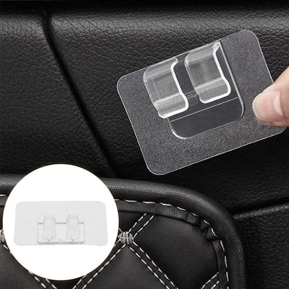 MOKKHNB 40pcs Car Anti-skid Mat Holder Floor Mat Retainer Clip Transparent Plastic