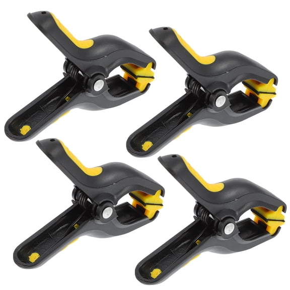 MOKKHNB 4Pcs Black Screen Pullers with Pressure Holding Springs for Cell Phone Repair Use