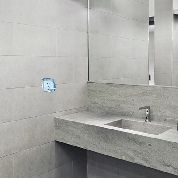MOKKHNB 4Pcs Blue Weatherproof Wall Socket Protector Cover for Home and Office Use