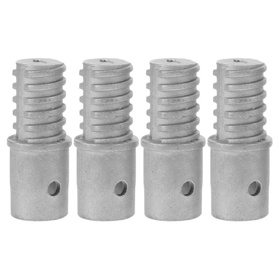 MOKKHNB 4Pcs Broom Handle Threaded Tip Replacement for Extension Pole and Mop Brush Attachment