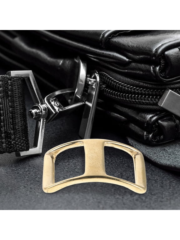 4Pcs Copper Bag Strap Buckles Adjustable Metal Slide Clips for DIY Bag Making