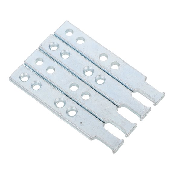 MOKKHNB 4Pcs DIY Plated Silver Metal Window Pivot Bars Compatible with Most Tilt Sash Window Systems