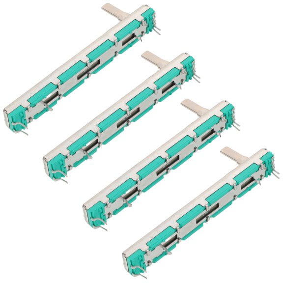 MOKKHNB 4Pcs Dual Channel Slide Potentiometer for Audio Mixing with High Precision Volume Control