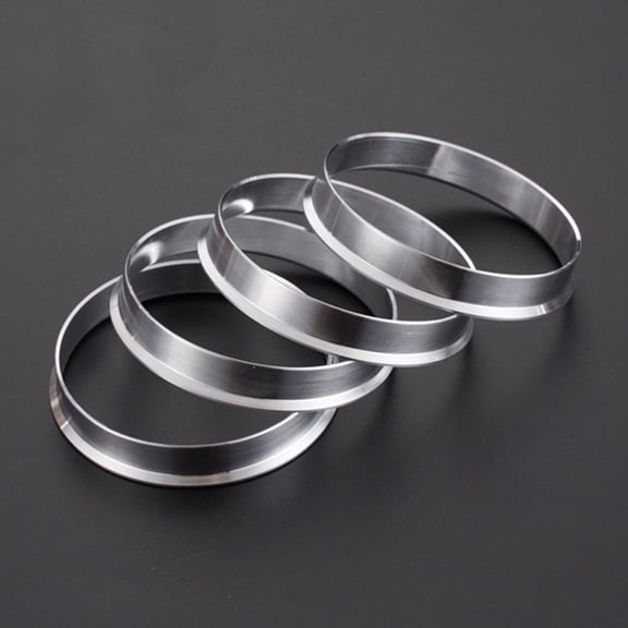 MOKKHNB 4Pcs Easy Replacement Hub Centric Rings Durable Center Bore Adapter for Cars