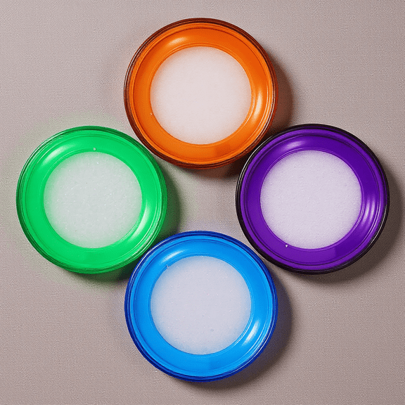 MOKKHNB 4Pcs Finger Wet Sponge Plastic Counting for Counting Money
