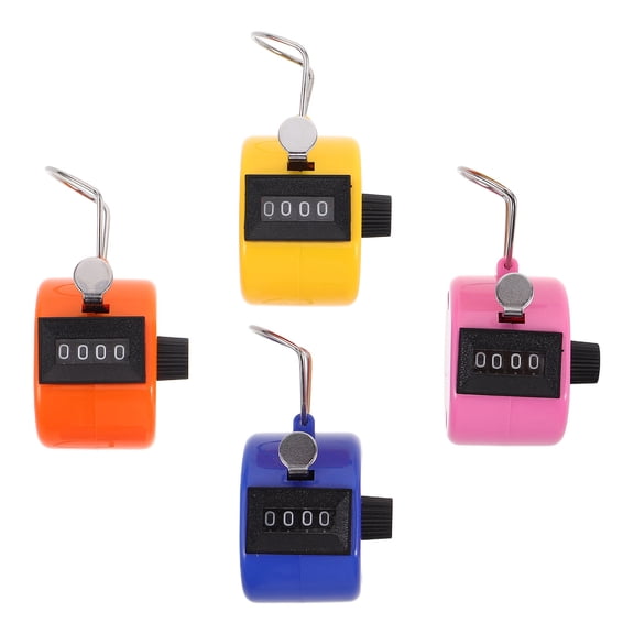 MOKKHNB 4Pcs Lightweight Handheld Tally Counters for Sport Score and People Tracking
