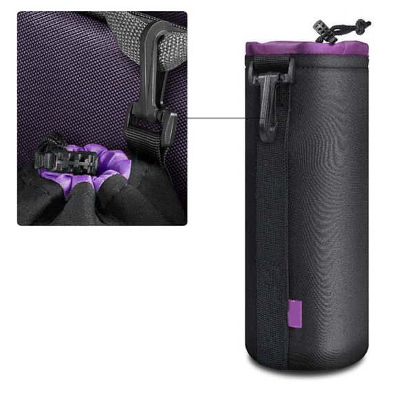 MOKKHNB 4Pcs Purple Camera Bag Portable Liner Protective Interior Dust and Shock Absorption