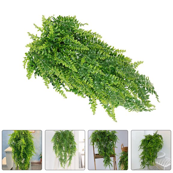 MOKKHNB 4Pcs Simulation Plant Vine Green Leaf Garland for Romantic Scene Layout